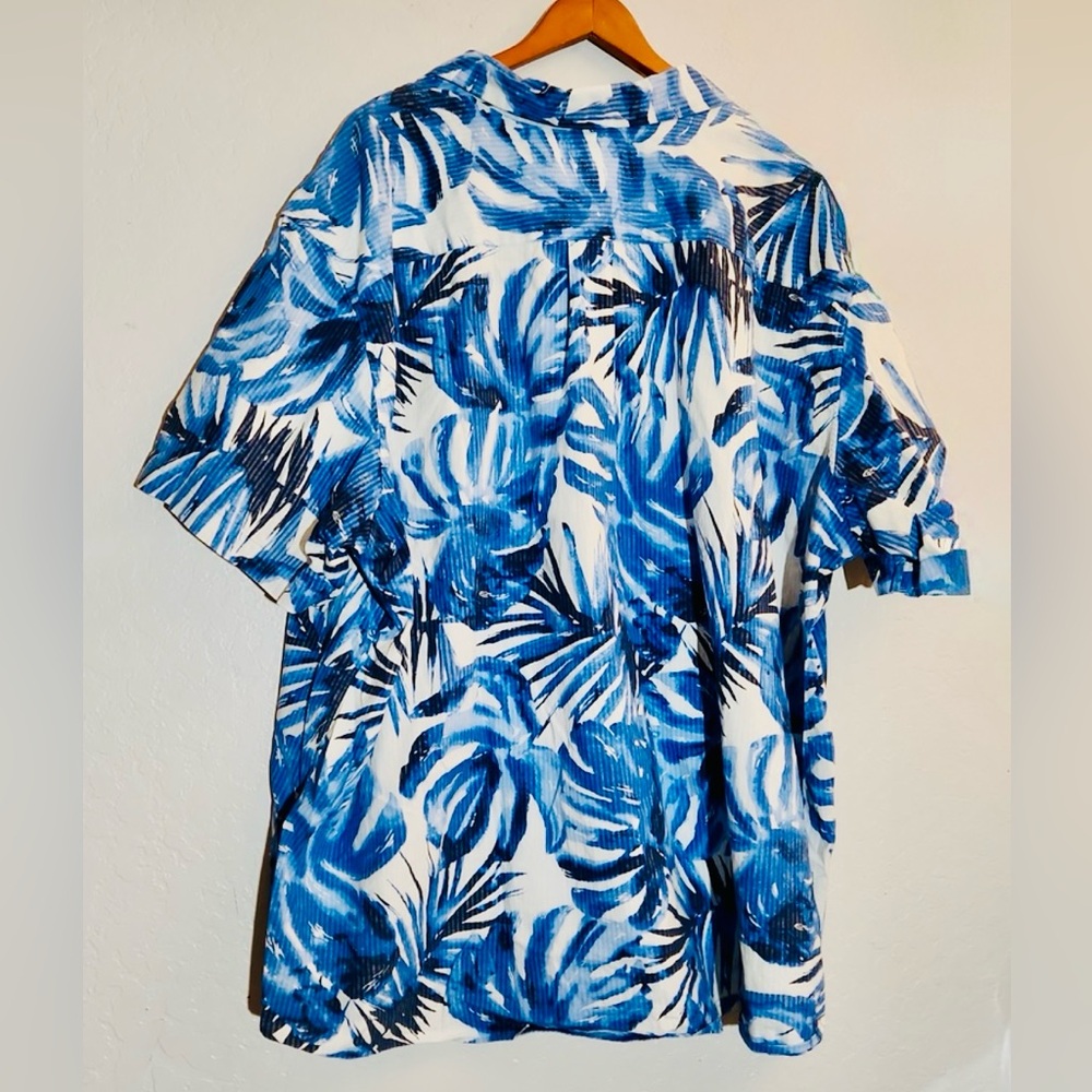 MICHAEL Kors men’s 4XL Button Up Hawaiian short Sleeve Shirt (Big & Tall) EUC - Picture 6 of 12